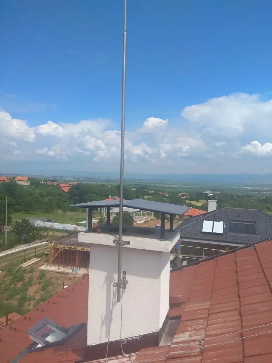 Пасивна мълниезащита на къщи с гръмоотводен прът (конвенционална мълниезащита)